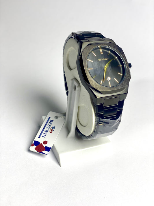BESTWIN Luxury Stealth Black Minimalist Watch
