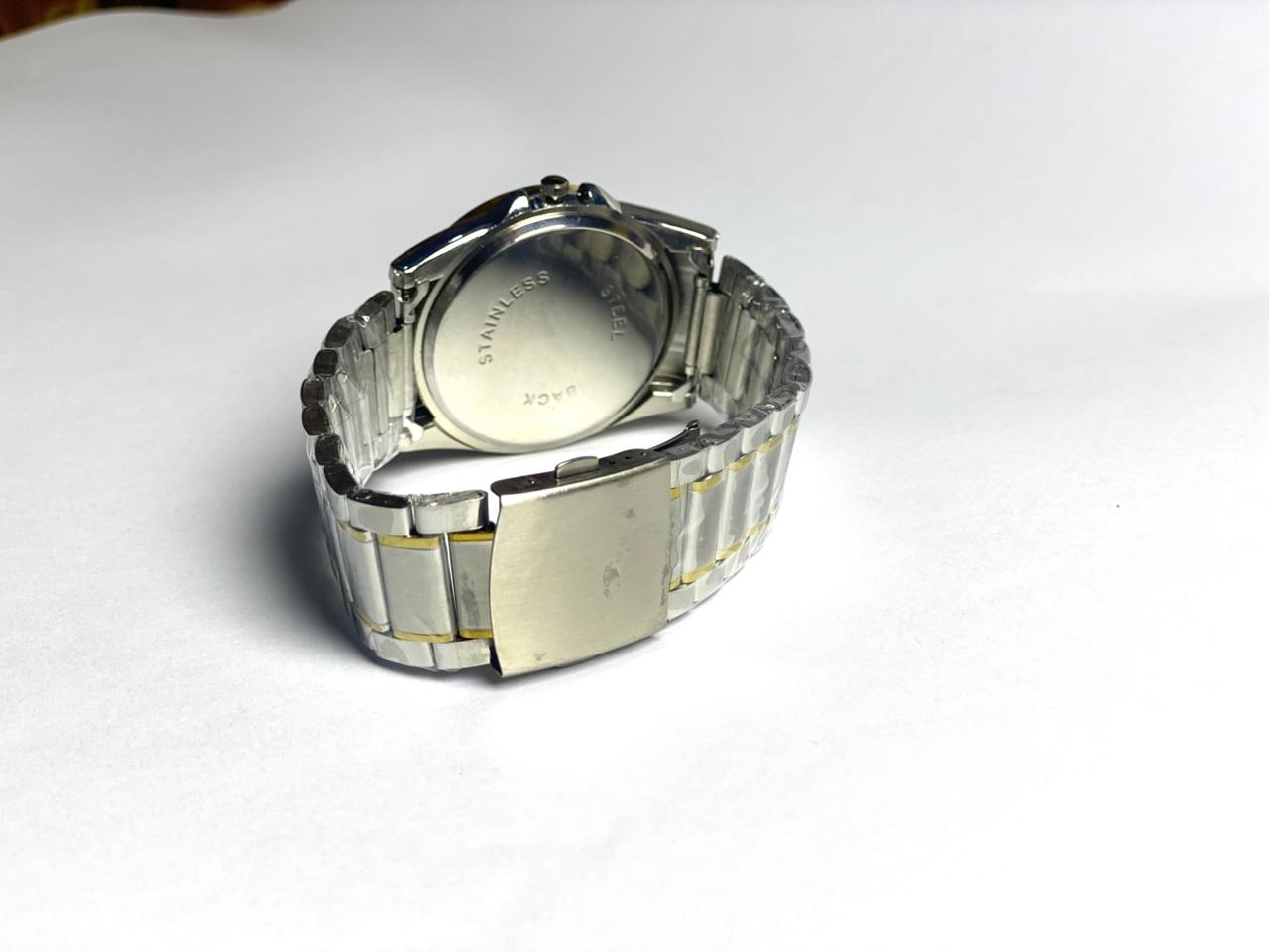 Rolex Style Classic Silver Men's Watch